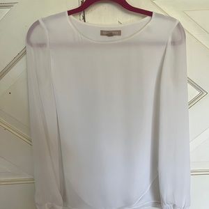 White blouse lightly worn